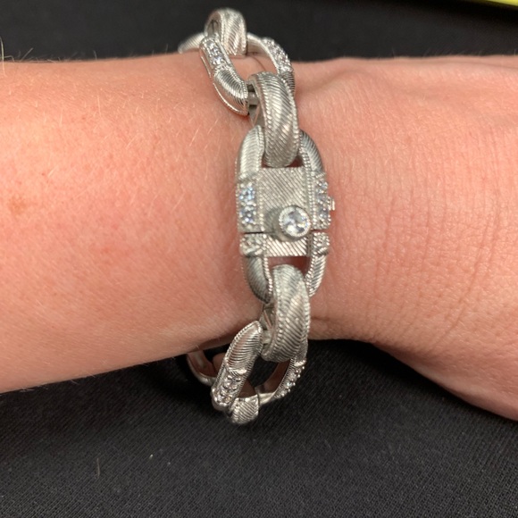 Judith Ripka Jewelry - Judith Ripka Textured Statement Diamonique Link